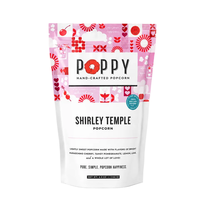 Shirley Temple Popcorn - Main View - Poppy Hand-Crafted Popcorn