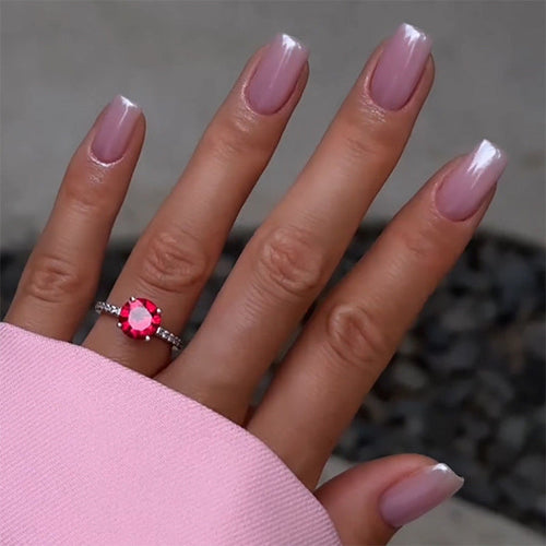 Short square false nail（Press on nail）