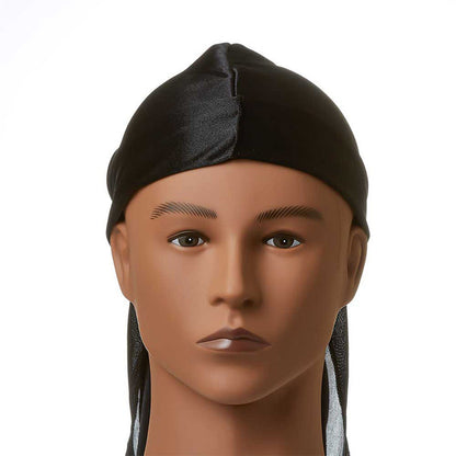 Silky Satin Durag [Black] #HD01
