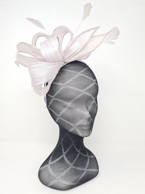Silver Shimmer Bow Fascinator - Franklins