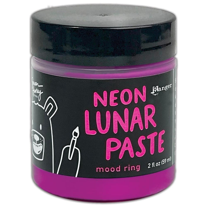 Simon Hurley create - Neon Lunar Paste - Select From Drop Down. A creamy and colorful paste with a metallic shine. Available Colours: Voltage, Dart Frog, Mood Ring, Hot Mess, Tangent, Yellow Jacket, No Chill. Available at Embellish Away located in Bowmanville Ontario Canada.