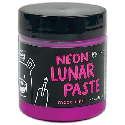 Simon Hurley create - Neon Lunar Paste - Select From Drop Down. A creamy and colorful paste with a metallic shine. Available Colours: Voltage, Dart Frog, Mood Ring, Hot Mess, Tangent, Yellow Jacket, No Chill. Available at Embellish Away located in Bowmanville Ontario Canada.