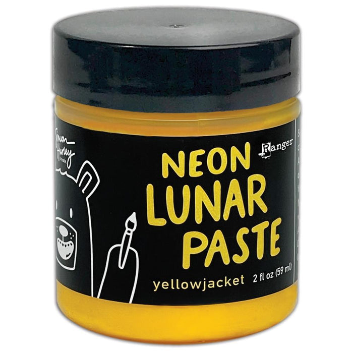 Simon Hurley create - Neon Lunar Paste - Select From Drop Down. A creamy and colorful paste with a metallic shine. Available Colours: Voltage, Dart Frog, Mood Ring, Hot Mess, Tangent, Yellow Jacket, No Chill. Available at Embellish Away located in Bowmanville Ontario Canada.