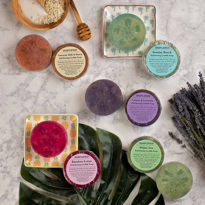 Simplified Lemon and Lavender Bath Line