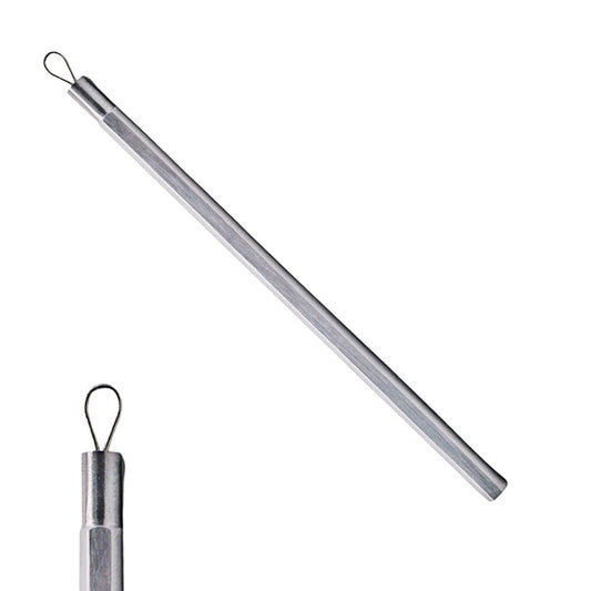 Metal Comedome Extractor with single loop for facial extractions
