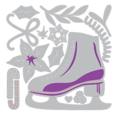 Sizzix - Thinlits Die Set by Catherine Pooler - On Ice (14pk). Available at Embellish Away located in Bowmanville Ontario Canada.