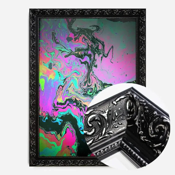 21x30cm | 8¼ x 11¾in / Black Ornate Frame