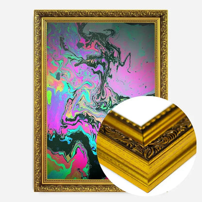 21x30cm | 8¼ x 11¾in / Gold Ornate Frame