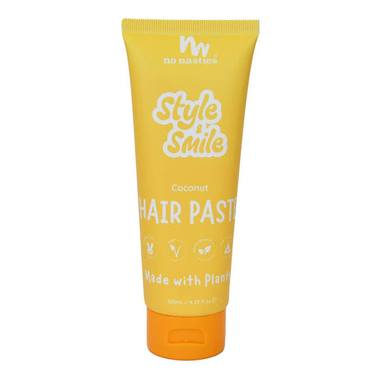 125ml tube of No Nasties Slick Kids Hair Paste, non-toxic hair styling cream for kids made with natural ingredients.