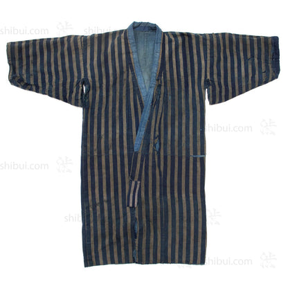 Small Shima Noragi | Japanese Indigo Folk Jacket