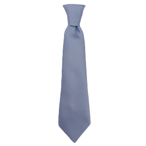 Smokey Blue Boys Tie in a classic knot, perfect for weddings. Handmade children's necktie available in various sizes and over 500 color options.