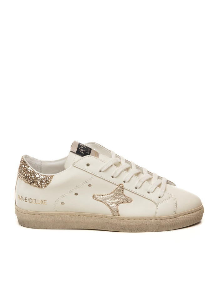 AMA BRAND DELUXE Sneaker snk bianco/oro SNK D 4500-BIA/ORO
