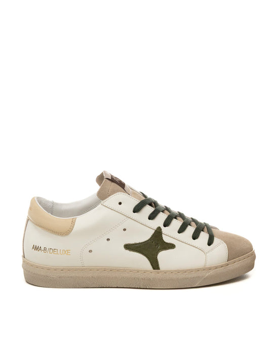 AMA BRAND DELUXE Sneaker snk bianco/verde SNK 4513-BIA/VERDE