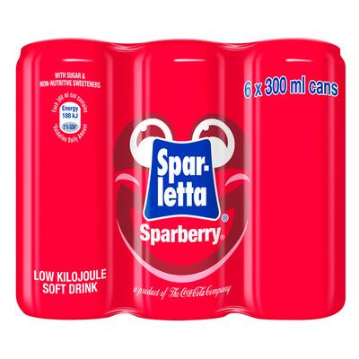 Sparletta Sparberry (6x300ml) | Food, South African | USA's #1 Source for South African Foods - AubergineFoods.com