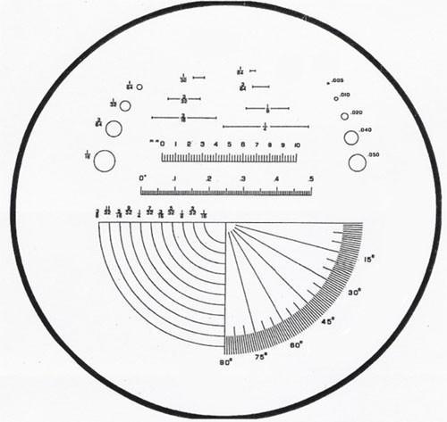 Standard Comparator Reticle KR-811