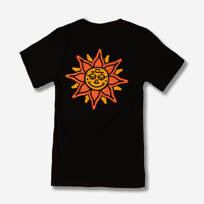 Sun face graphic tee
