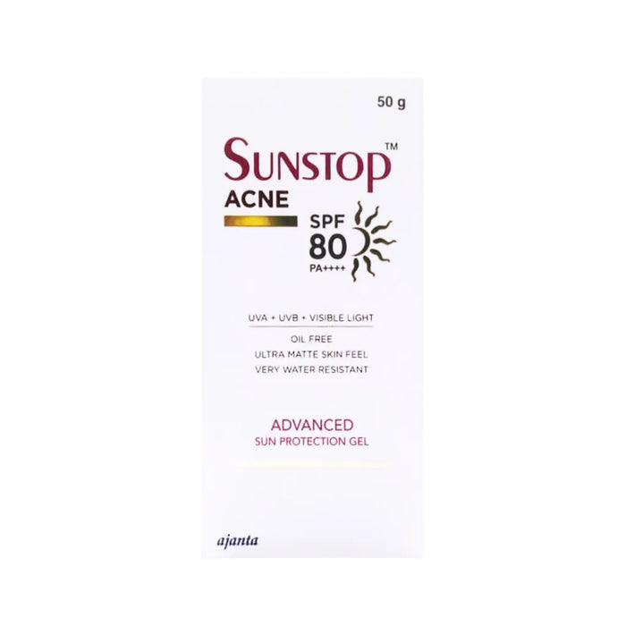 Sunstop Acne Ultra Matte Advanced Sun Protection Gel SPF 80 PA++++