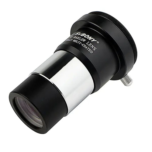 SVBONY 2X Barlow 1.25inch with M42 Threads (F9108A) - Astronomy Plus