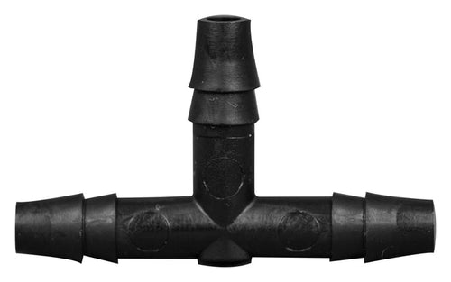 1/4" Hose Barb T Connector Fitting Pack (10/pk), Polyethylene - Lab Tubing Connector | img_1 | Foxx Life Sciences Global | shopfls.com