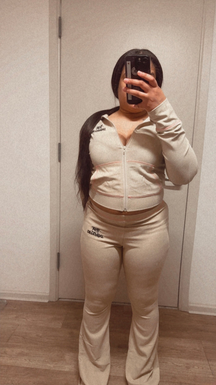 Thaflavordifferent Fitted Two Piece Set- Body Contour Fit