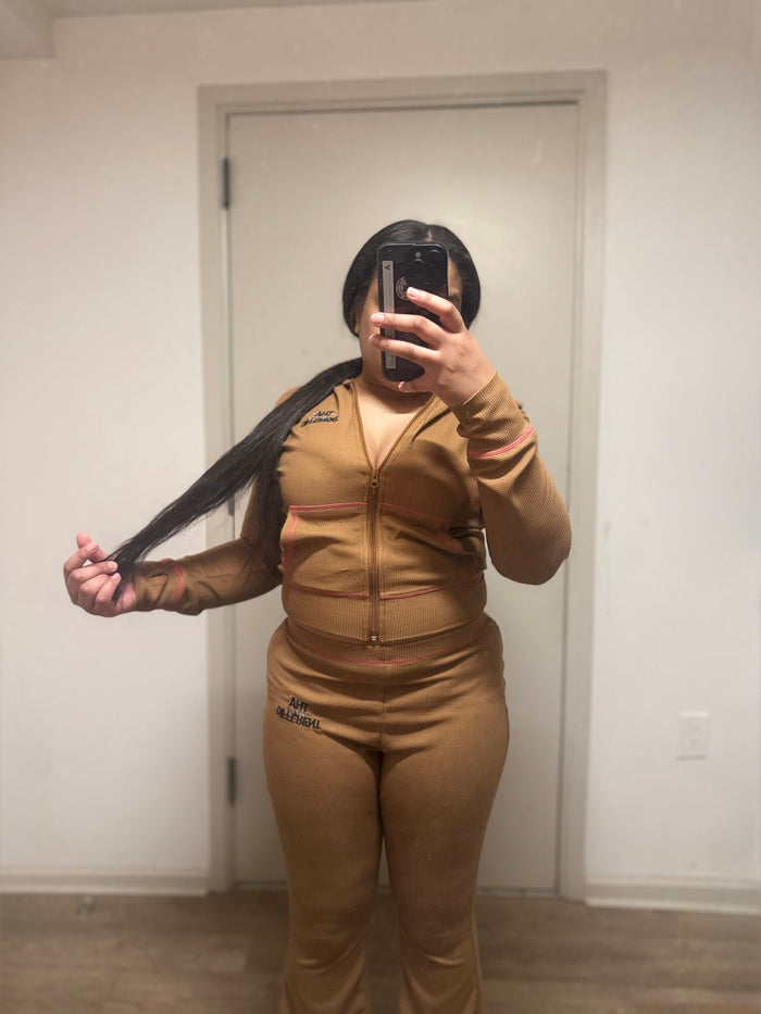 Thaflavordifferent Fitted Two Piece Set- Body Contour Fit