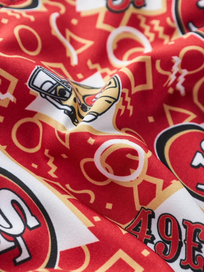 The 49ers Game Day Fit (Boys Classic Lined Trunk) - Image 3 - Chubbies Shorts