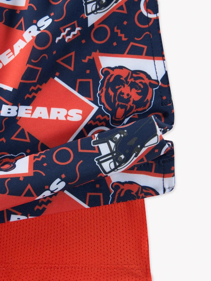 The Bears Game Day Fit (Boys Classic Lined Trunk) - Image 2 - Chubbies Shorts