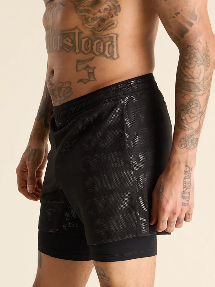 The Black Read All About Its 5.5" (Mesh Training Short) - Image 4 - Chubbies Shorts