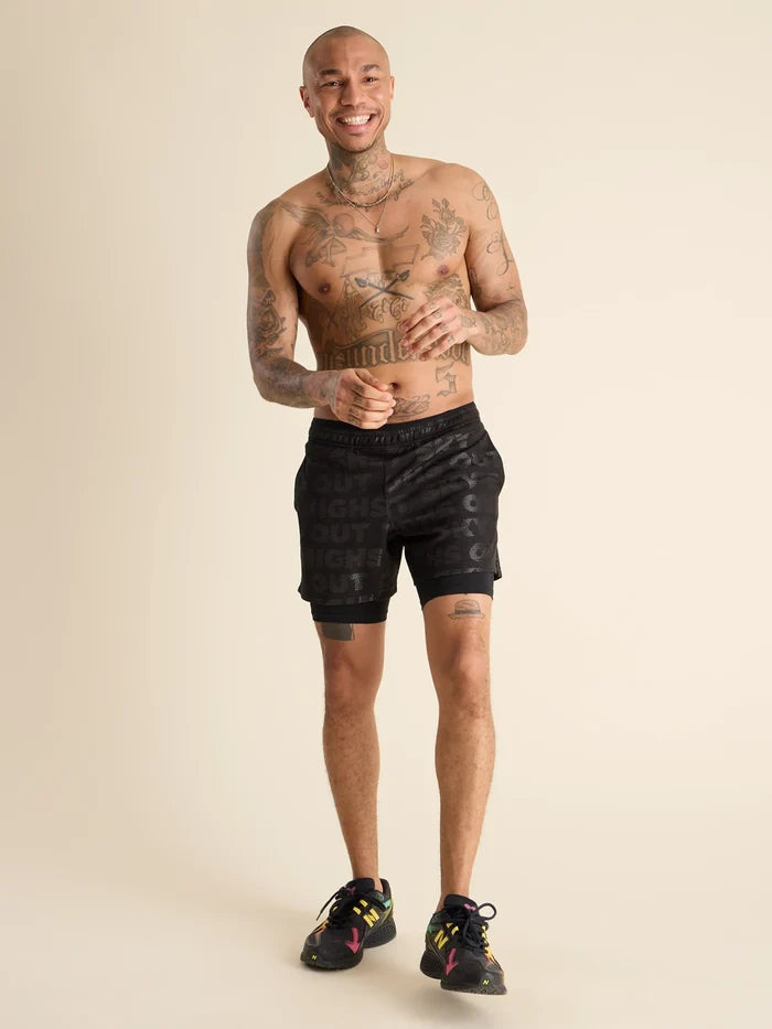 The Black Read All About Its 5.5" (Mesh Training Short) - Image 6 - Chubbies Shorts