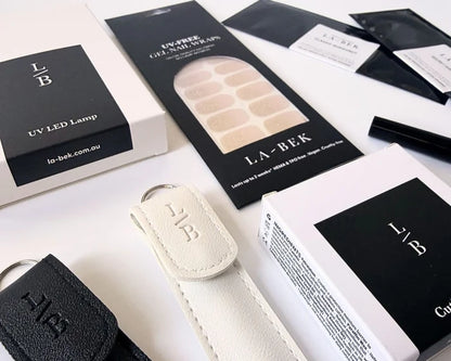 The Bold Edit gift set, contents laid out