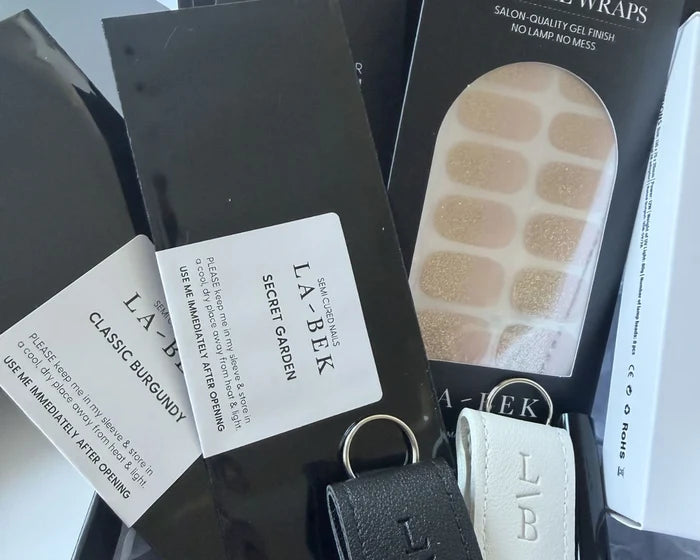 The Bold Edit gift set, styled flat lay
