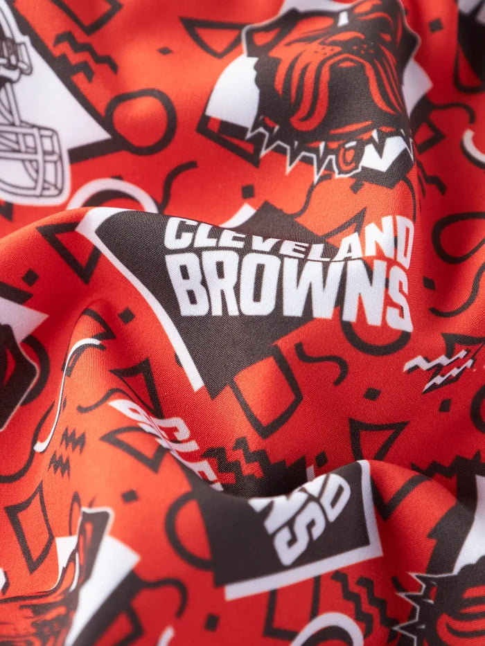 The Browns Game Day Fit (Boys Classic Lined Trunk) - Image 3 - Chubbies Shorts