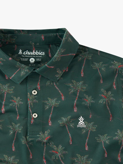 The Brushstroke Palm- Green (Range Polo) - Image 3 - Chubbies Shorts