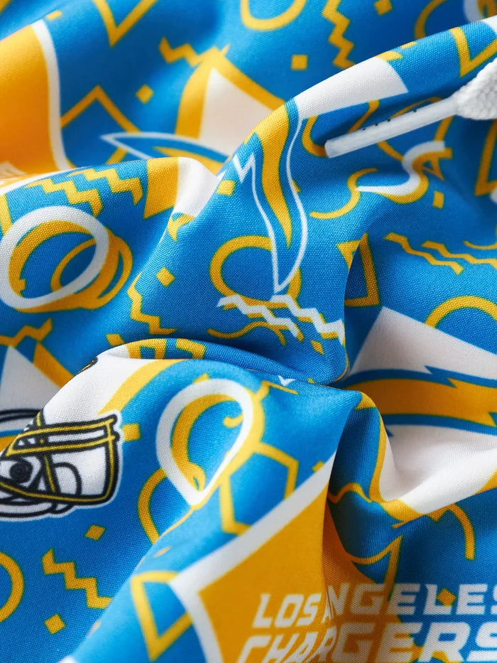 The Chargers Game Day Fit (Boys Classic Lined Trunk) - Image 2 - Chubbies Shorts