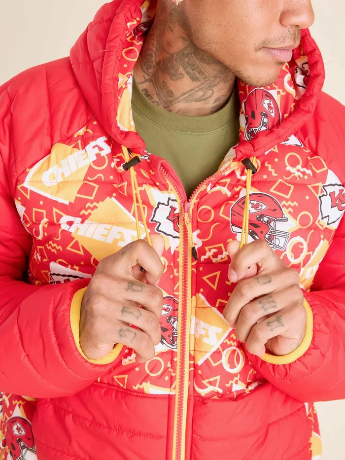 The Chiefs Game Day Fit (NFL Puffer Chubbsie) - Image 7 - Chubbies Shorts