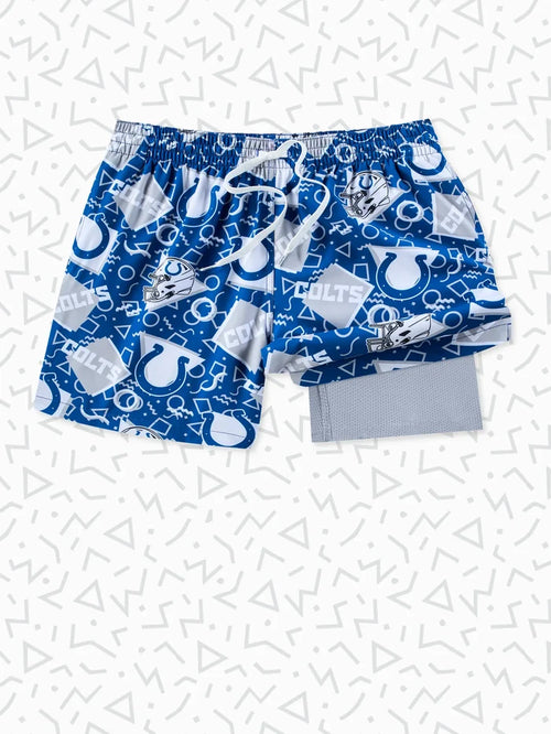 The Colts Game Day Fit 5.5" (Classic Lined Swim) - Image 1 - Chubbies Shorts