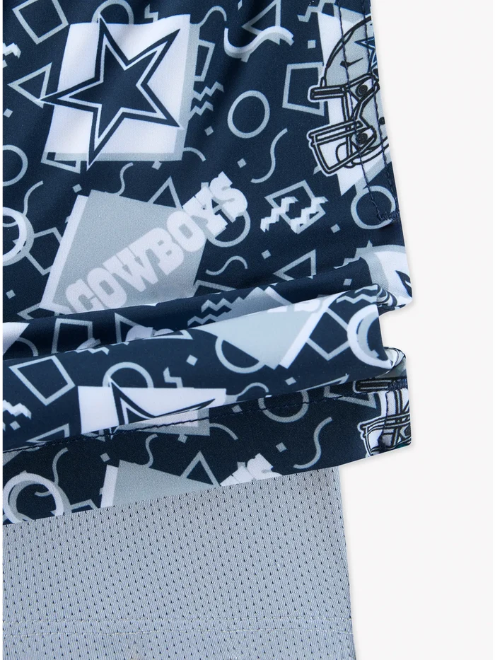 The Cowboys Game Day Fit (Boys Classic Lined Swim Trunk) - Image 3 - Chubbies Shorts