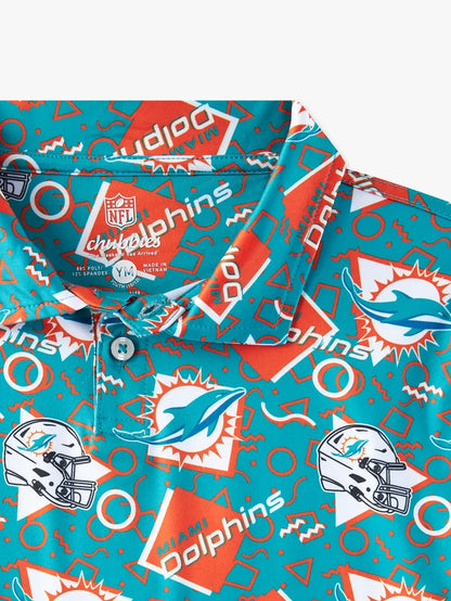 The Dolphins Game Day Fit (Boys Performance Polo) - Image 3 - Chubbies Shorts