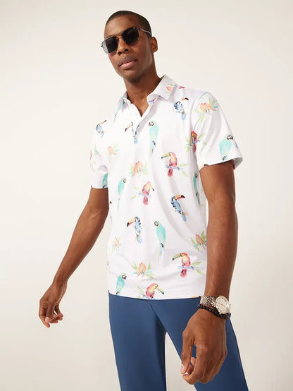 The Dude Where's Macaw (Performance Polo) - Image 4 - Chubbies Shorts