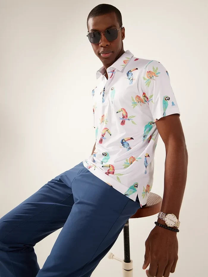 The Dude Where's Macaw (Performance Polo) - Image 5 - Chubbies Shorts