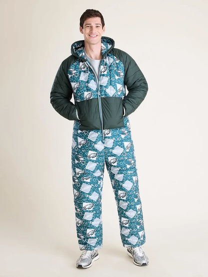 The Eagles Game Day Fit (NFL Puffer Chubbsie) - Image 1 - Chubbies Shorts