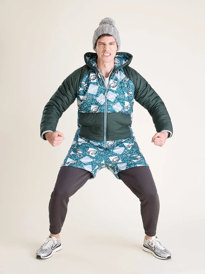 The Eagles Game Day Fit (NFL Puffer Chubbsie) - Image 2 - Chubbies Shorts