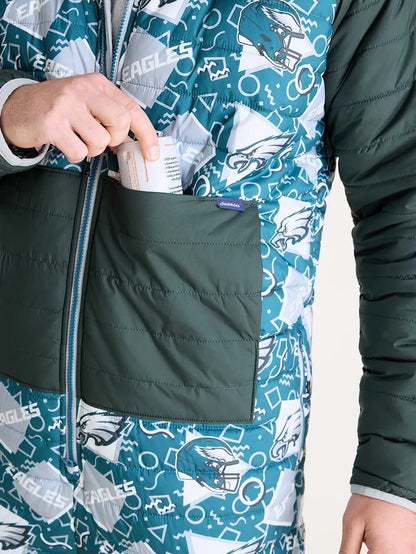 The Eagles Game Day Fit (NFL Puffer Chubbsie) - Image 4 - Chubbies Shorts
