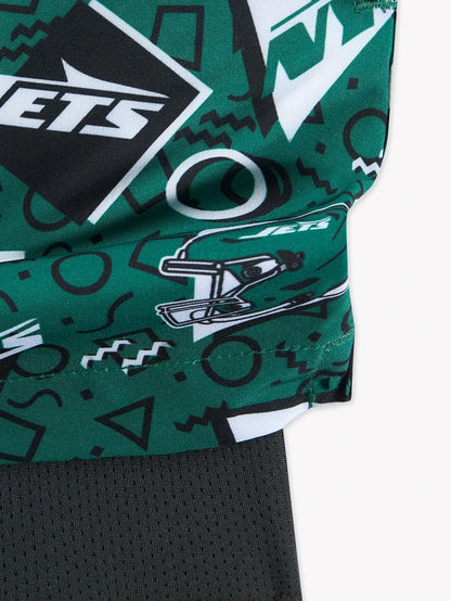 The Jets Game Day Fit (Boys Classic Lined Trunk) - Image 2 - Chubbies Shorts