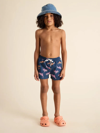 The King of the Seas (Boys Lined Classic Swim Trunk- Shorter) - Image 5 - Chubbies Shorts