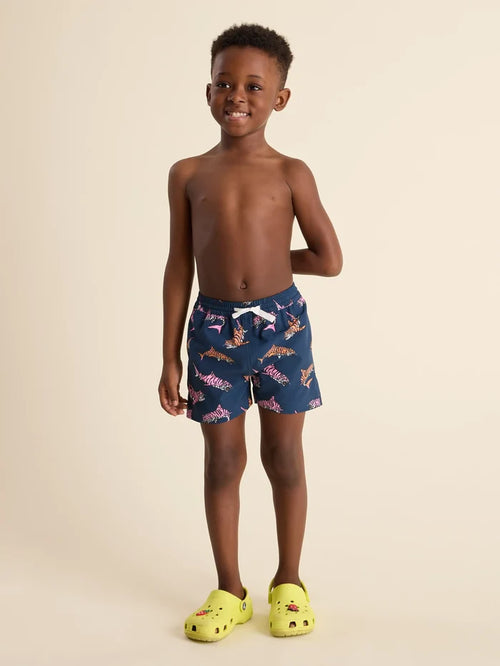The Lil King of the Seas (Toddler Swim Trunk) - Image 1 - Chubbies Shorts