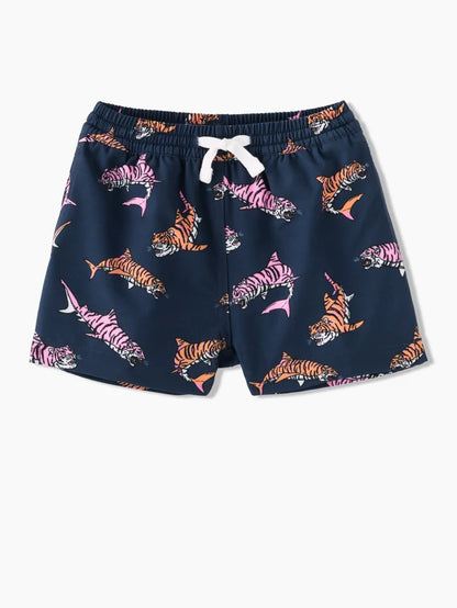 The Lil King of the Seas (Toddler Swim Trunk) - Image 1 - Chubbies Shorts