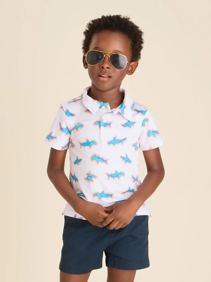 The Lil Vanna Apex Swimmer (Toddler Performance Polo) - Image 1 - Chubbies Shorts