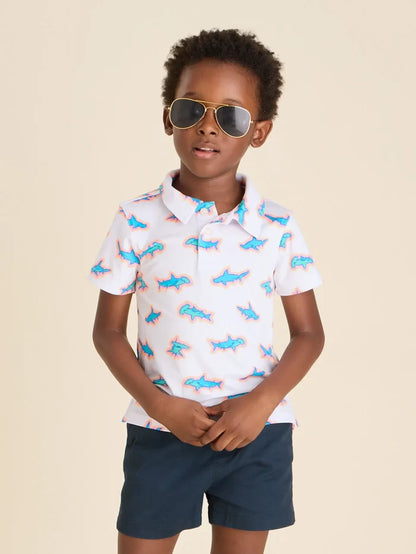 The Lil Vanna Apex Swimmer (Toddler Performance Polo) - Image 1 - Chubbies Shorts