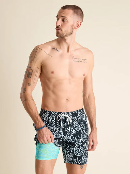 The Midnight Thigh-napples 7" (Classic Lined Swim Trunk) - Image 1 - Chubbies Shorts